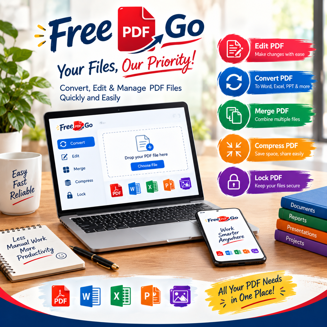 Compress PDF Online – Reduce PDF File Size Without Losing Quality